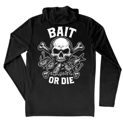 Bait or Die Funny Fishing PFG Hoodie