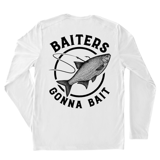 Baiters Gonna Bait Parody Performance Fishing Shirt