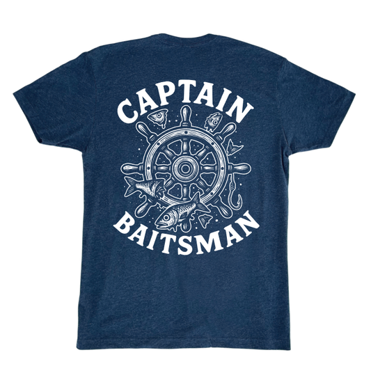 Captain Baitsman Parody Fishing T-Shirt