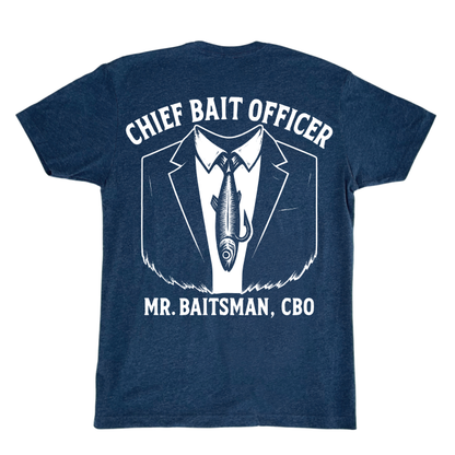 Chief Bait Officer Parody Fishing T-Shirt