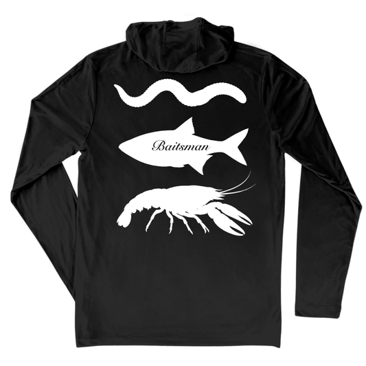 Freshwater Baitsman Stamp Satirical Performance Fishing Hoodie