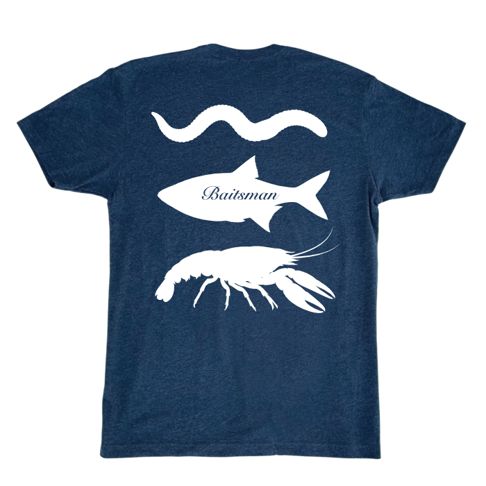 Freshwater Baitsman Stamp Satirical Fishing T-Shirt