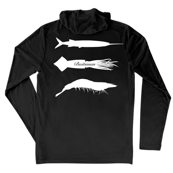Saltwater Baitsman Stamp Satirical Performance Fishing Hoodie