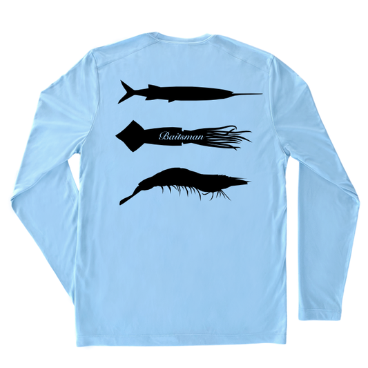 Saltwater Baitsman Stamp Satirical Performance Fishing Shirt