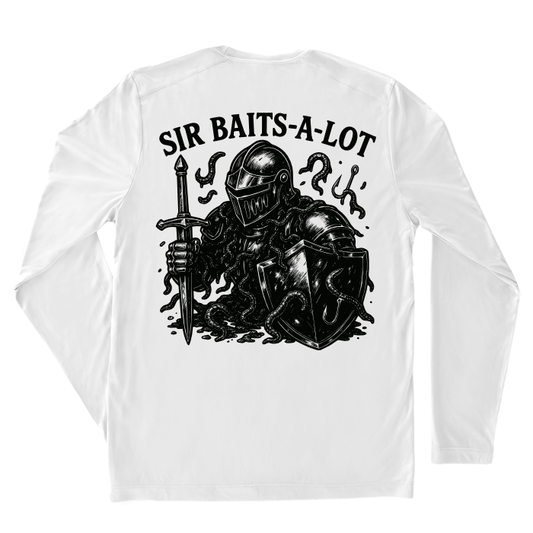 Sir Baits-A-Lot Humorous Performance Fishing Shirt