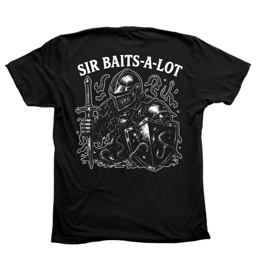 Sir Baits-A-Lot Humorous Fishing T-Shirt